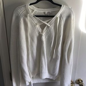 Missguided White Knit Sweater